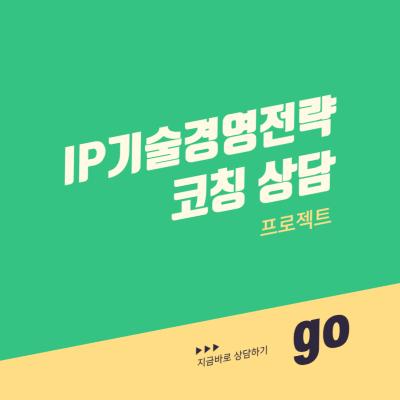IP기술경영전략 코칭 상담 프로젝트