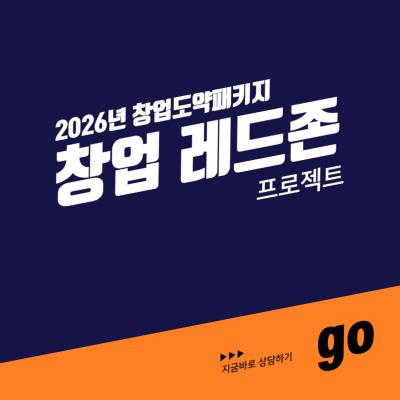 창업 레드존 프로젝트 ft. 창업도약패키지